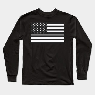 Copy of Thin Grey Line Flag, Correctional Officer Gifts Long Sleeve T-Shirt